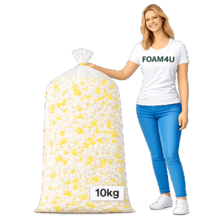 Shredded memory foam crumb cushion filling