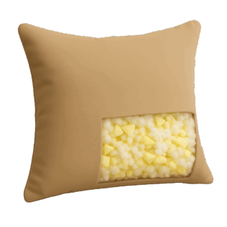 Memory Foam & Fibre Cushion Filler