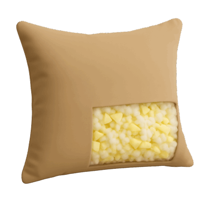 Memory Foam & Fibre Cushion Filler