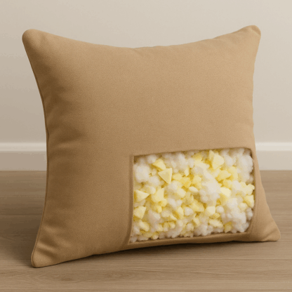 Scatter with foam & fibre filling