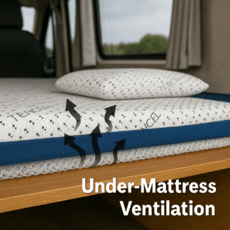 Under mattress ventilation