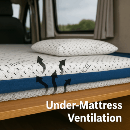 Under mattress ventilation