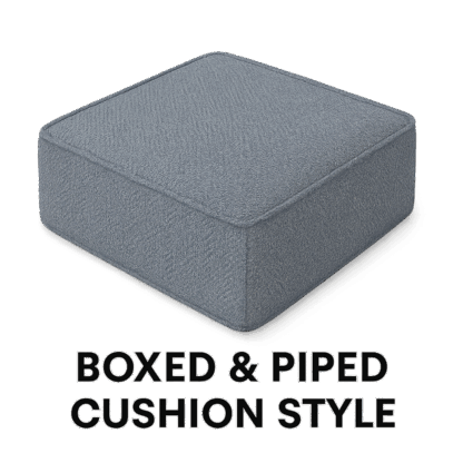 Boxed & Piped Cushion Detail