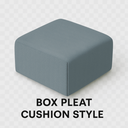 Box Pleat Cushion Style