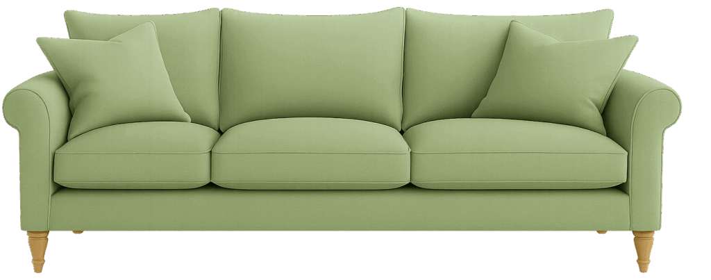 Sofa with Fibre Filled Back Cushions 