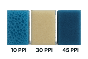 10, 30 & 45 PPI Reticulated Quick-Dry Foam