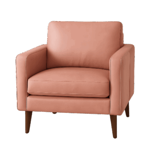 Arm Chair in Ultra Vinyl