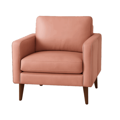 Arm Chair in Ultra Vinyl