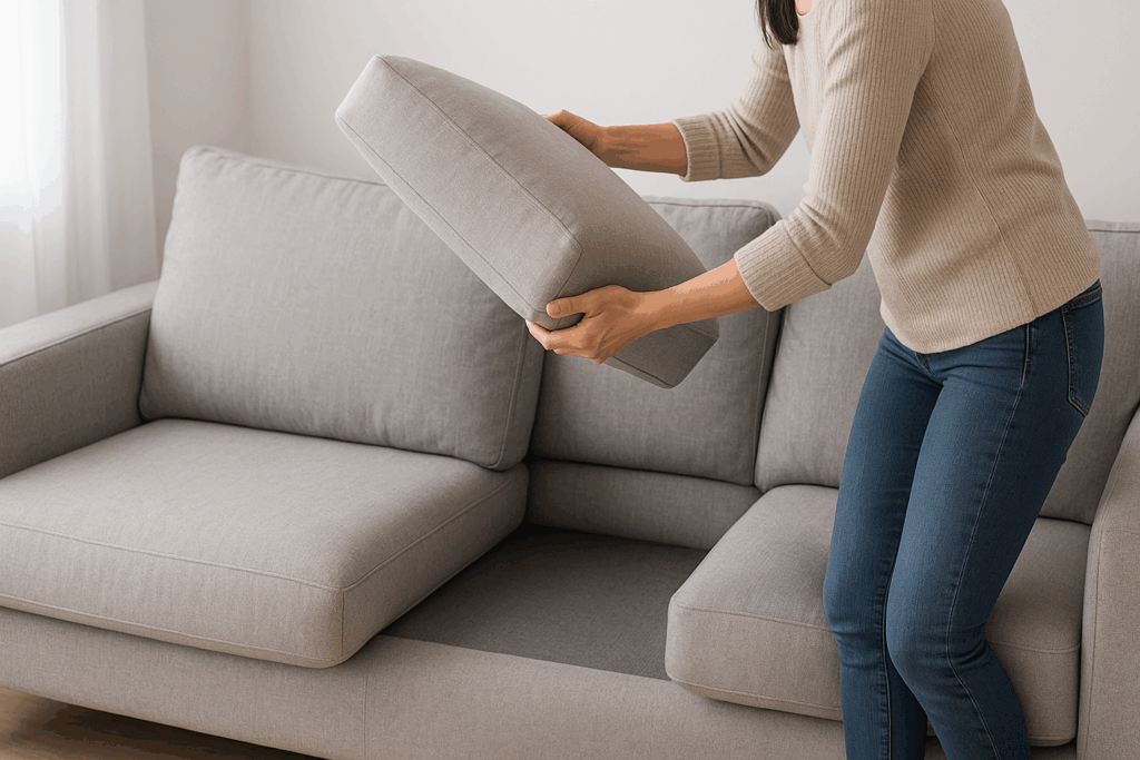 Turn & Plump your Cushions  