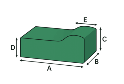 Knee Roll Foam Cut to Size