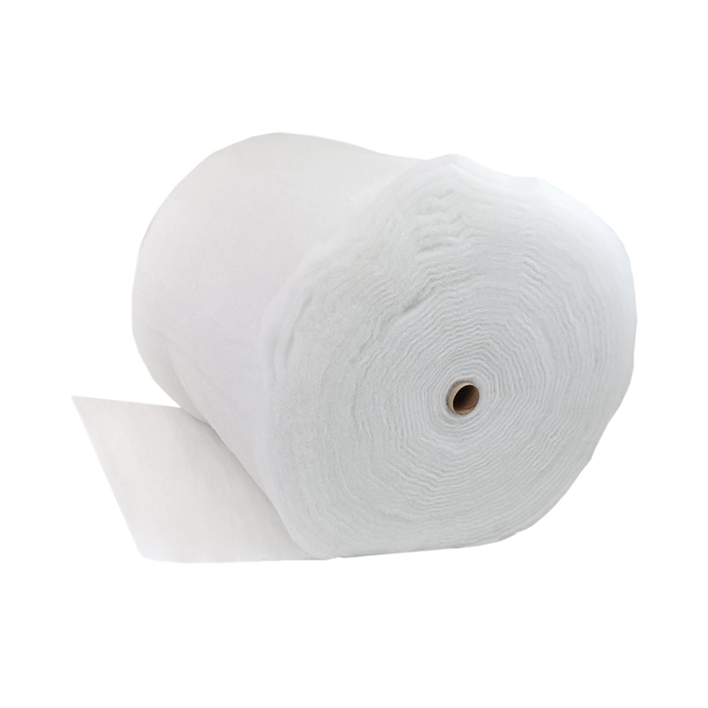 27” wide 85g (2½oz) fibre cushion wrap 50mtr roll