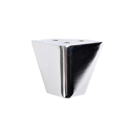 Chrome Tapered Metal Leg