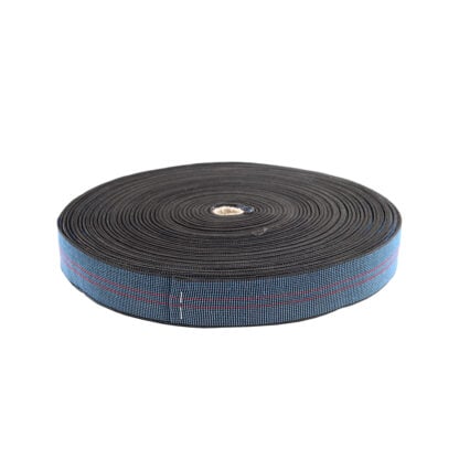 50mm Elasticated back webbing 100% stretch 100mtr roll