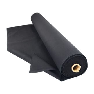 54" Wide Black Poly-Cotton Platform Cloth
