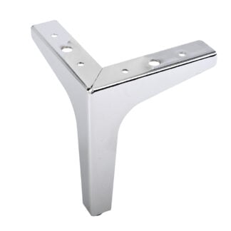 Chrome Corner Metal Leg
