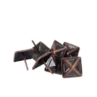 Kabara 18mm Square Pyramid Upholstery Nails – Decorative Upholstery Studs (125pcs)