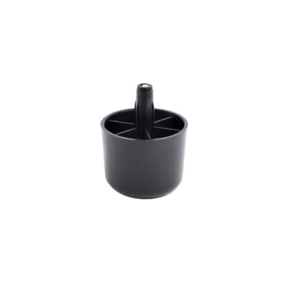 40mm Black Knock in Plastic Glides