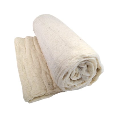 White Cotton/wool felt