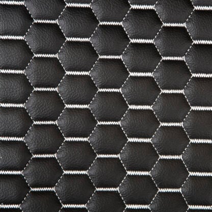 Custom Stitch Vinyl White Honeycomb (per mtr)