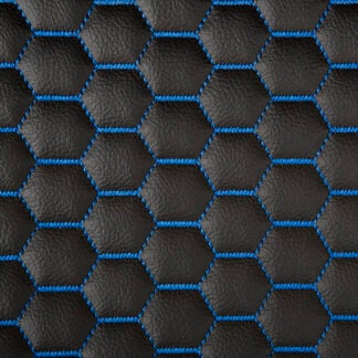 Custom Stitch Vinyl Blue Honeycomb (per mtr)