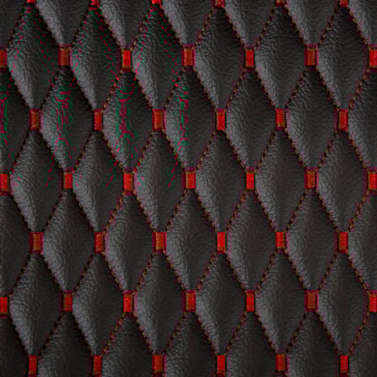 Custom Stitch Vinyl Small Red Diamond (per mtr)