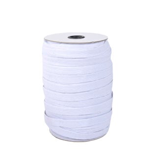 White 9mm Elastic 16 cord (200mtr)