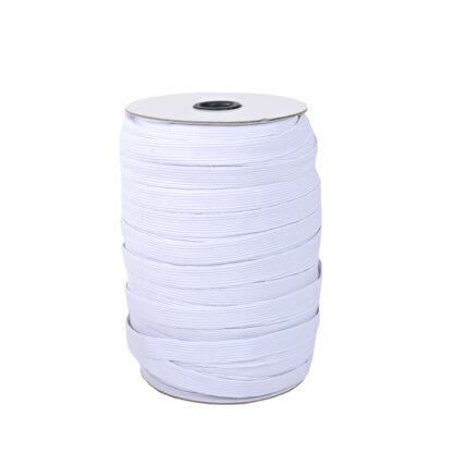 White 9mm Elastic 16 cord (200mtr)