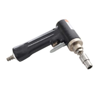 Pneumatic gun for use with decorative nails