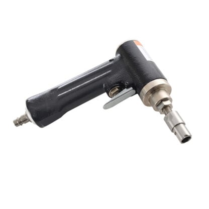 Pneumatic gun for use with decorative nails