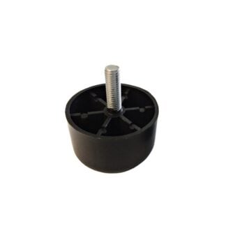 25mm Black Screw in Plastic Glides