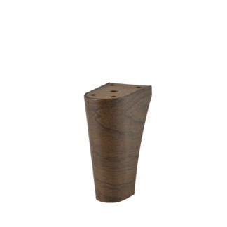 Wood Grain Corner Metal Leg