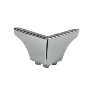 Chrome Corner Metal Leg