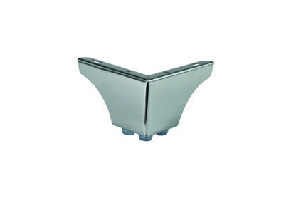Chrome Corner Metal Leg