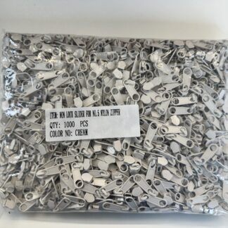 Clearance Cream No5 Zip sliders Bag of 1000