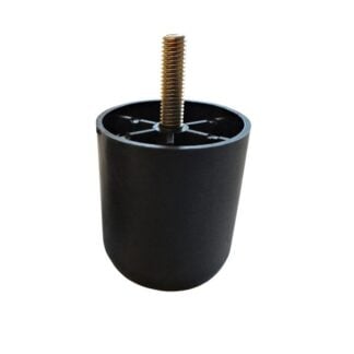 60mm Black Screw-in Plastic Glides