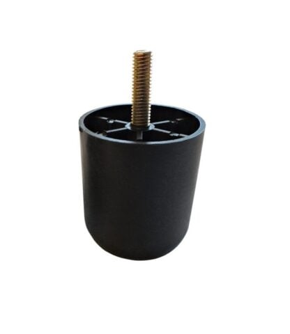 60mm Black Screw-in Plastic Glides