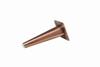 Brushed Copper Conical Metal Leg