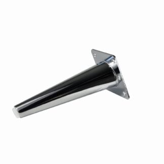 Polished Chrome Conical Metal Leg