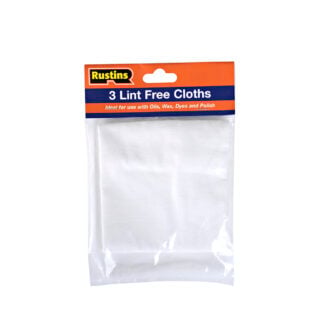 Rustins 3 Pack Lint Free Cloths