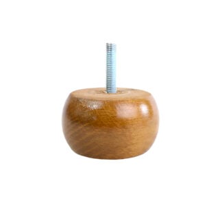 Wooden Bun Foot 68mm diameter x 40mm