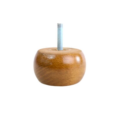 Wooden Bun Foot 68mm diameter x 40mm