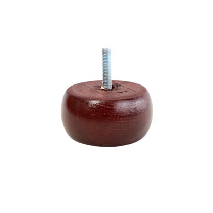 Wooden Bun Foot 85mm diameter x 43mm - Image 4