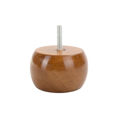 Wooden Bun Foot 87mm diameter x 54mm - Image 4