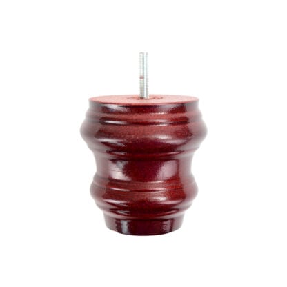 Turned Wooden Foot 100mm diameter x 102mm - Image 6