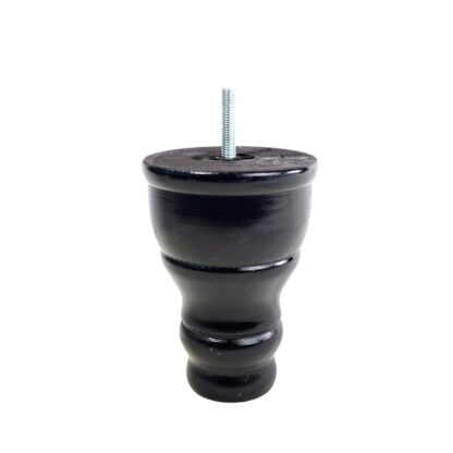 Turned Wooden Foot 90mm diameter x 125mm - Image 6