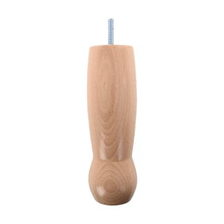 Shaped Wooden Foot 65mm diameter x 200mm