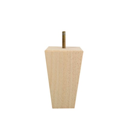 Square Wooden Foot 70mm x 70mm x 120mm - Image 2