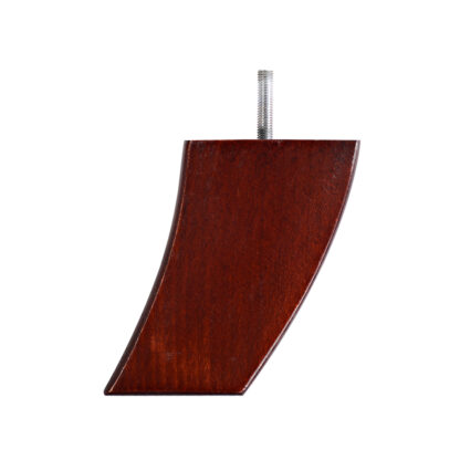 Curved Wooden Foot 44mm x 80mm x 120mm - Image 4