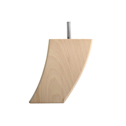 Curved Wooden Foot 44mm x 80mm x 120mm