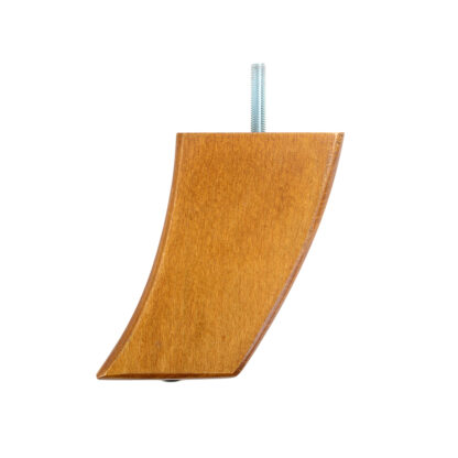 Curved Wooden Foot 44mm x 80mm x 120mm - Image 3